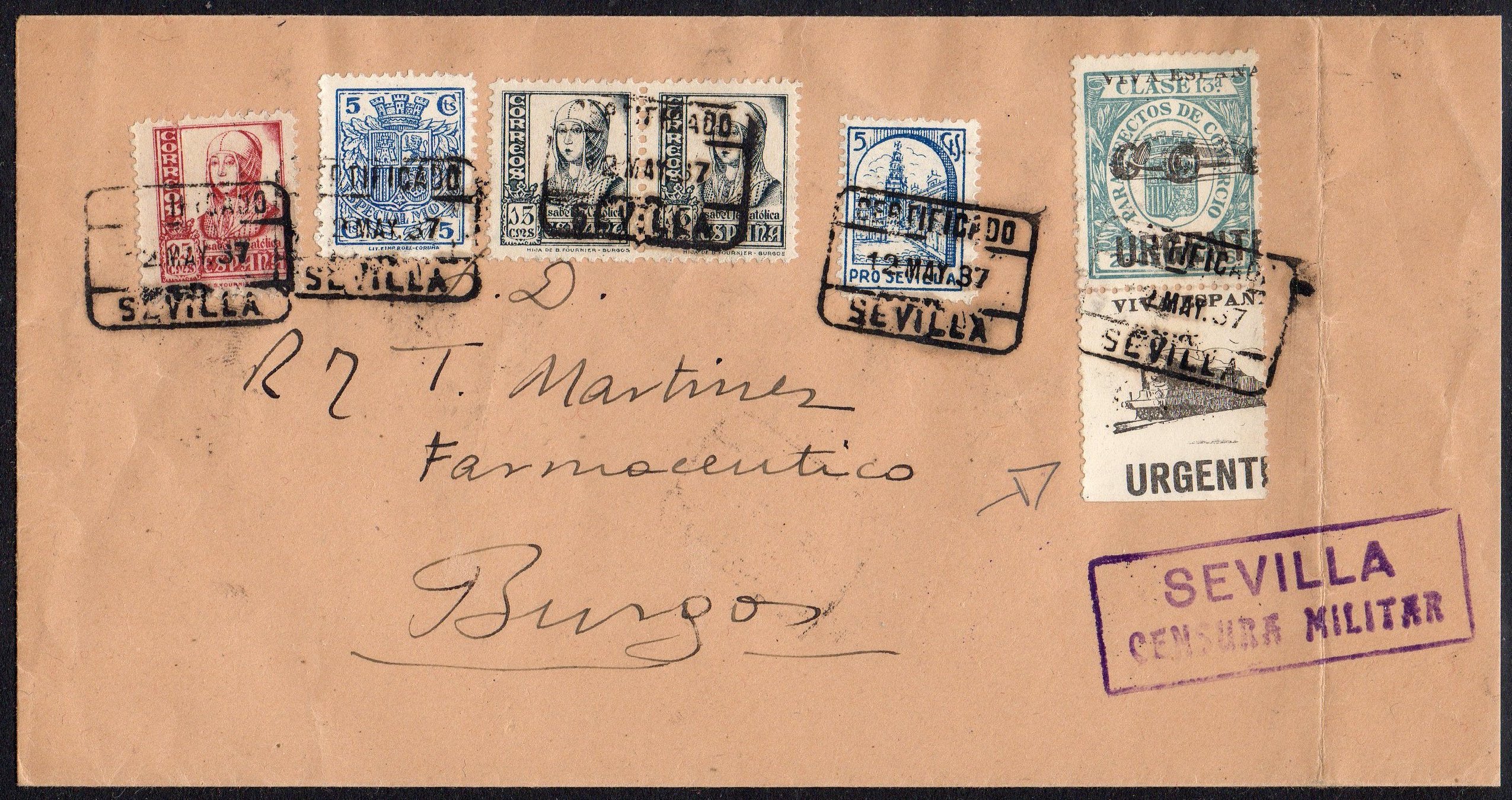 Spanish Espana Guerra Civil War Burgos
